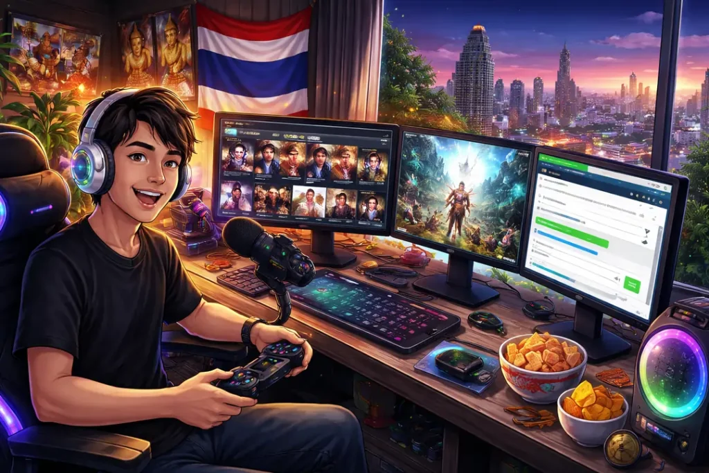 streaming,gaming torrenting in thailand