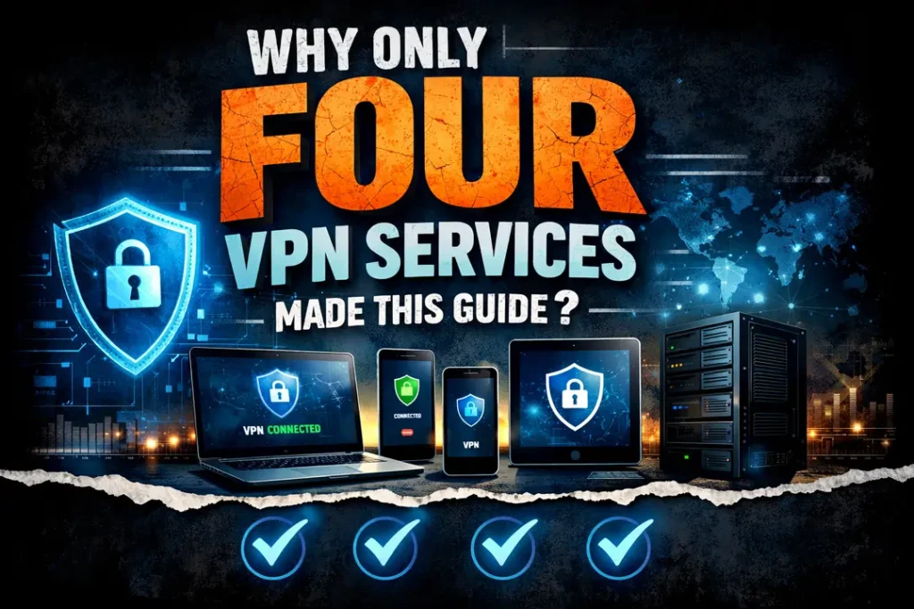 Why Only Four VPN Services Made This Guide