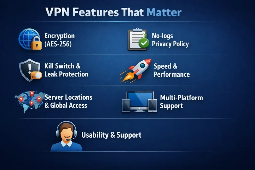 vpn features that matter