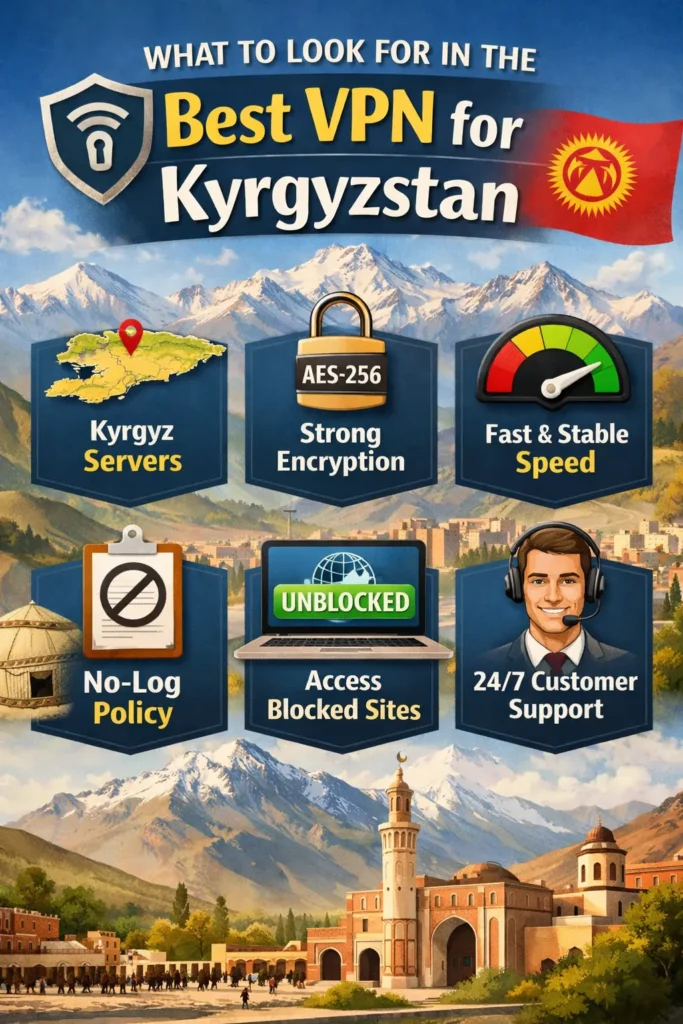 What to Look for in the Best VPN for Kyrgyzstan