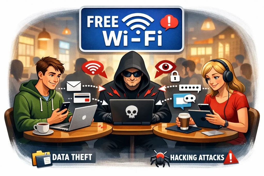 unsecured or shared networks