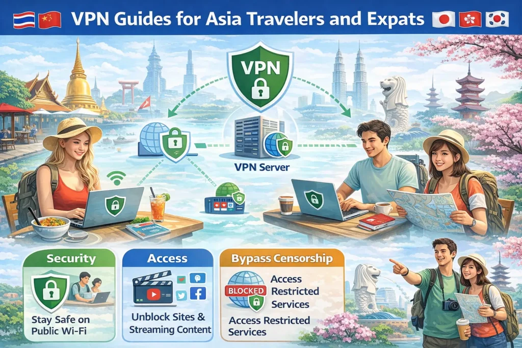 VPN Guides for Asia Travelers and Expats