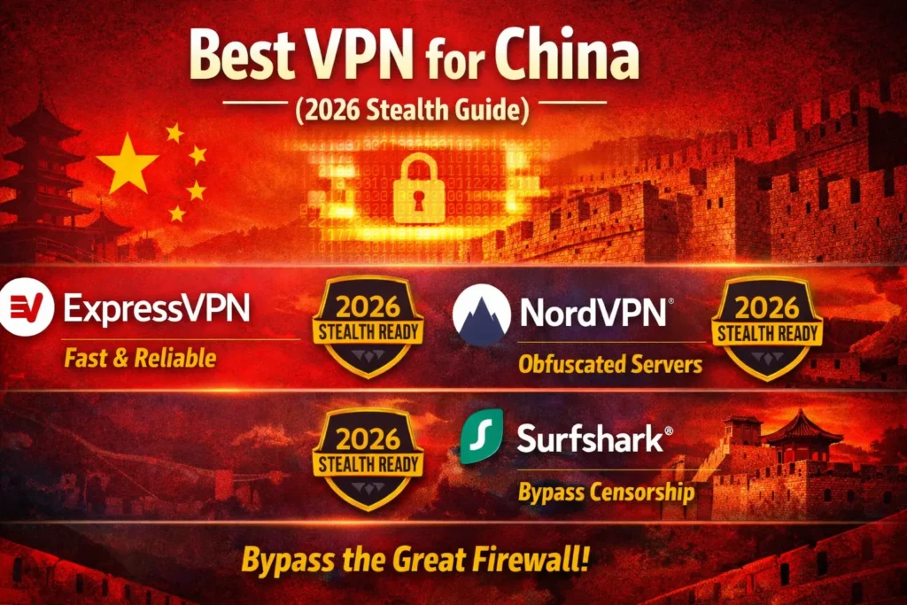 Best VPN for China (2026 Stealth Guide)