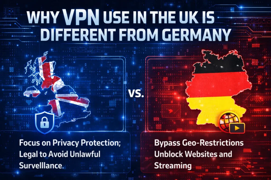 Why VPN Use in the UK Is Different From Germany