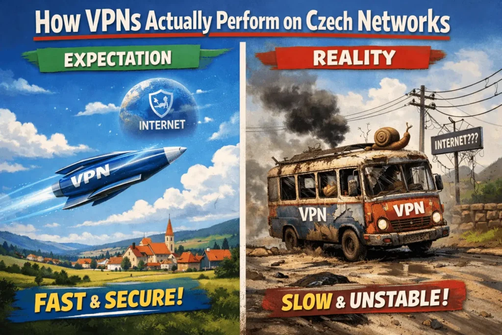 How VPNs Actually Perform in Czech Republic