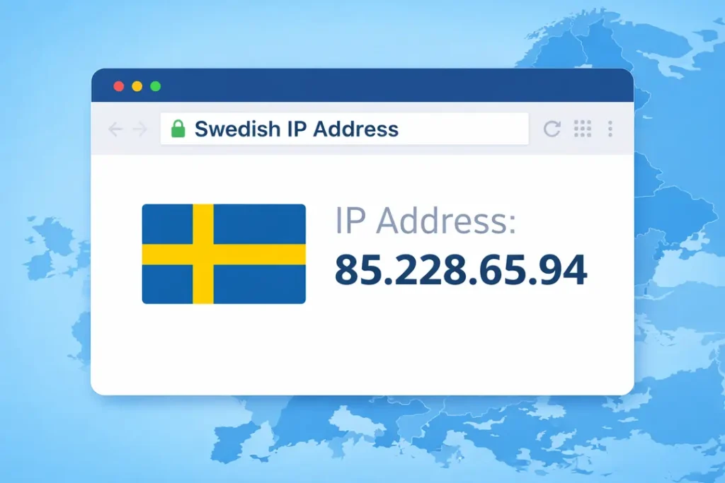 Swedish IP Address