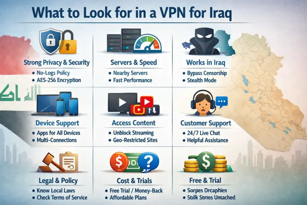 what to look for in a vpn for iraq