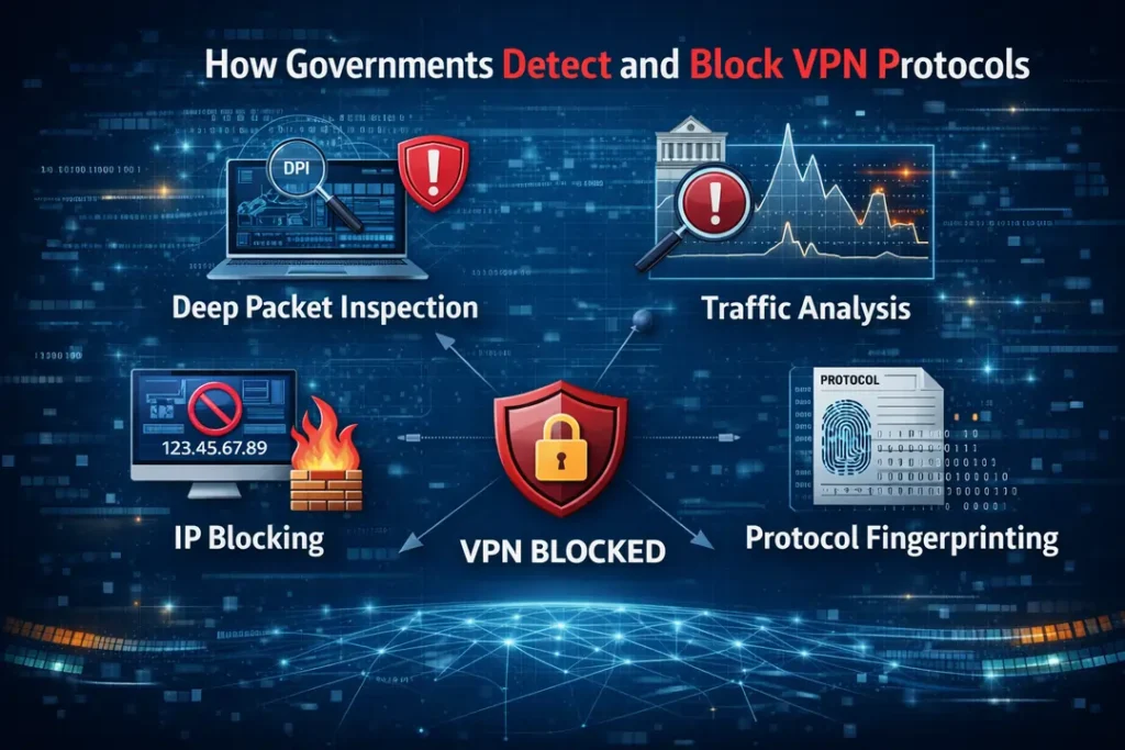 How Governments Detect and Block VPN Protocols
