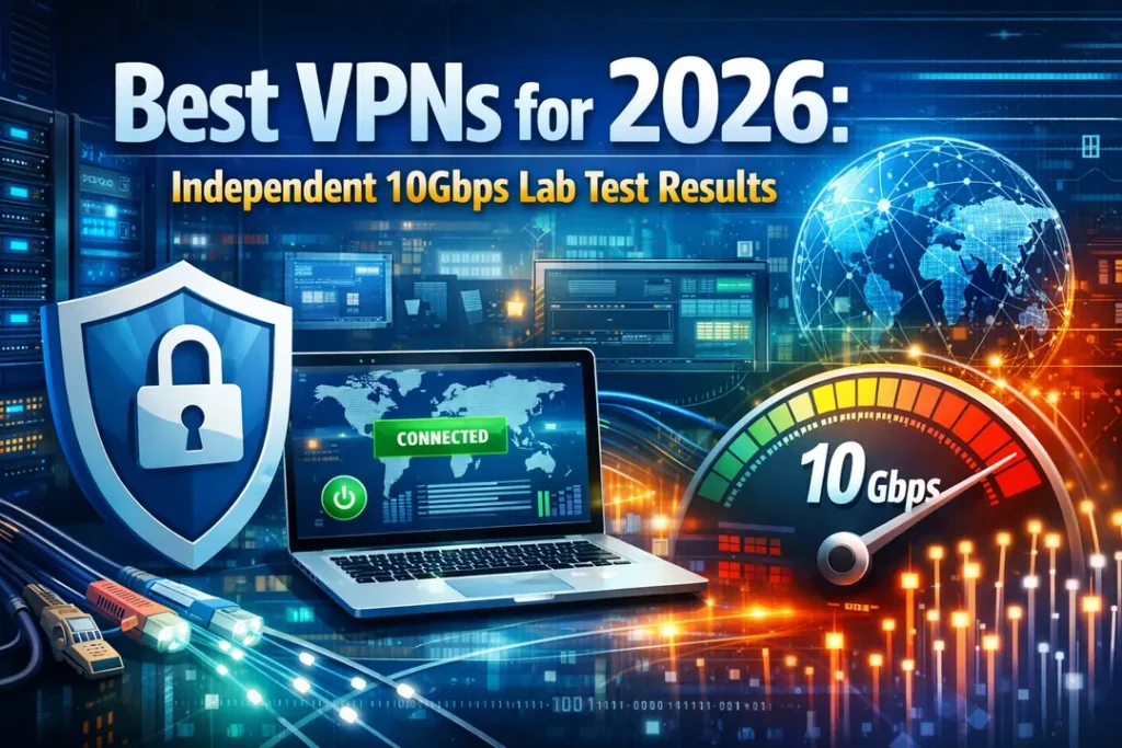 Best VPNs for 2026: Independent 10Gbps Lab Test Results