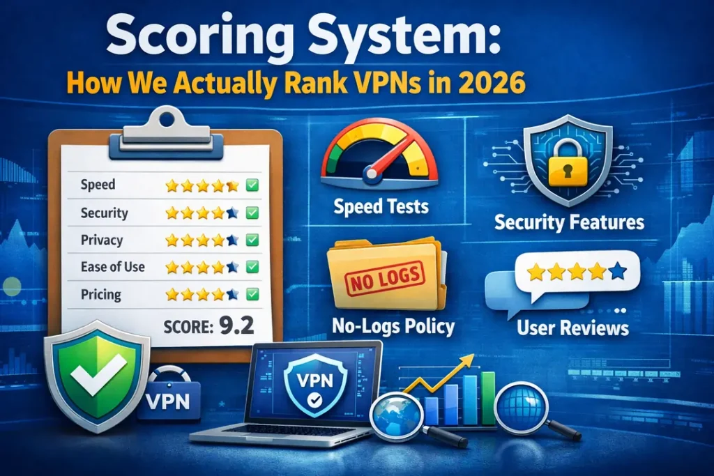 Scoring System: How We Actually Rank VPNs in 2026