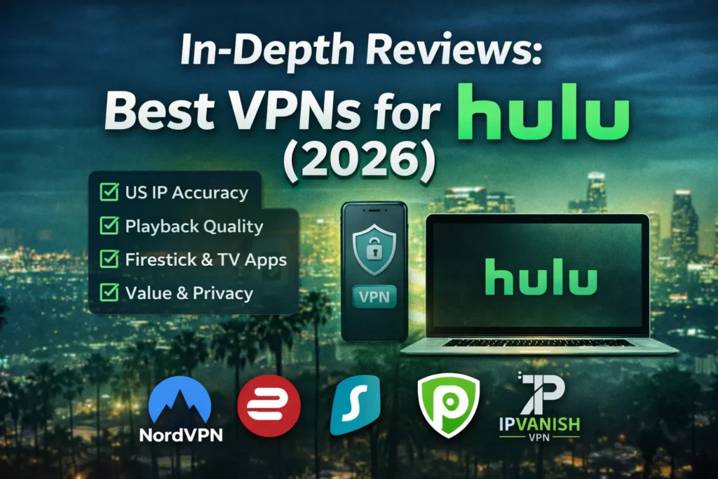 In-Depth Reviews: Best VPNs for Hulu (2026)