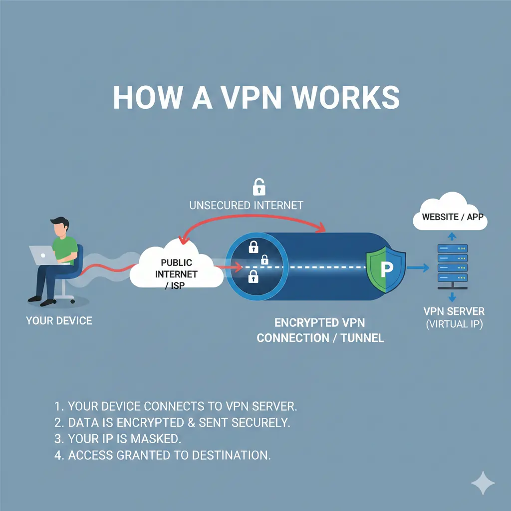 how does a vpn work