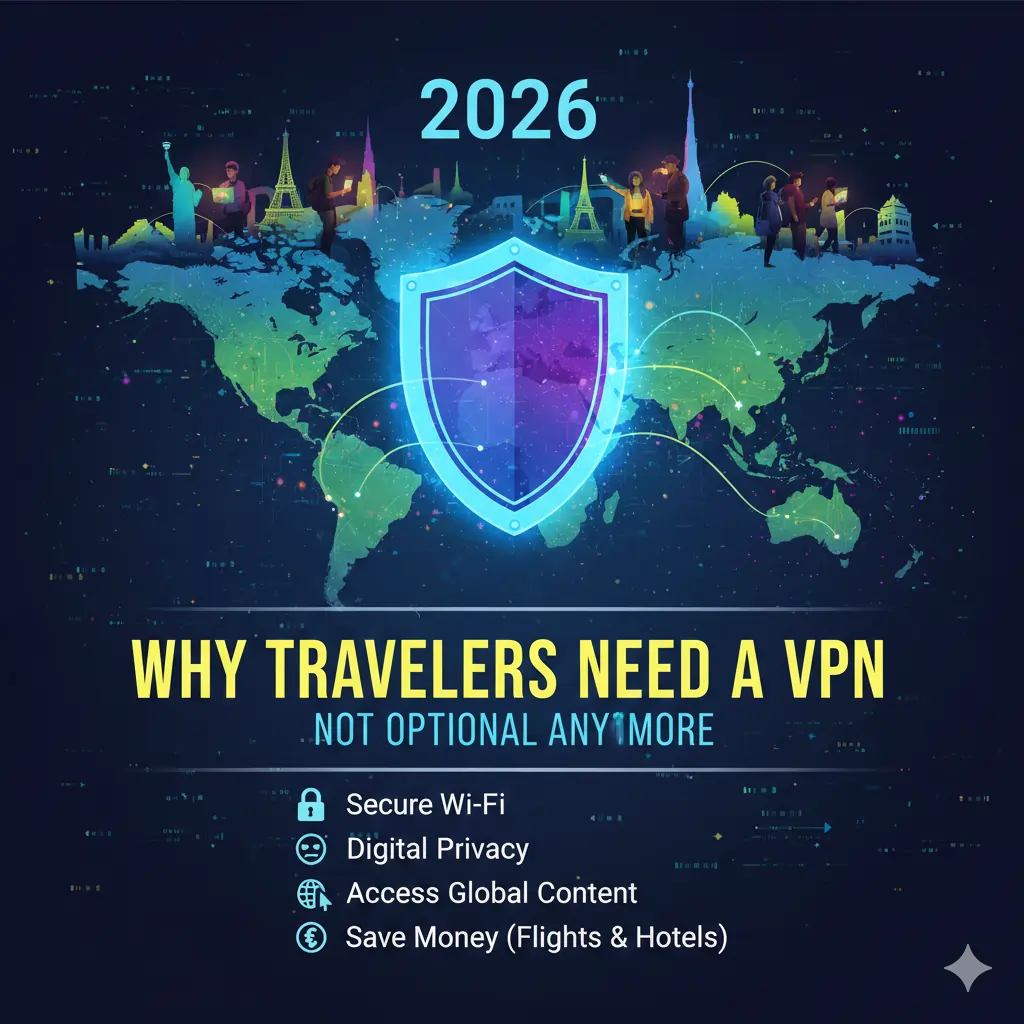 Why Travelers Need a VPN in 2026 (Not Optional Anymore)