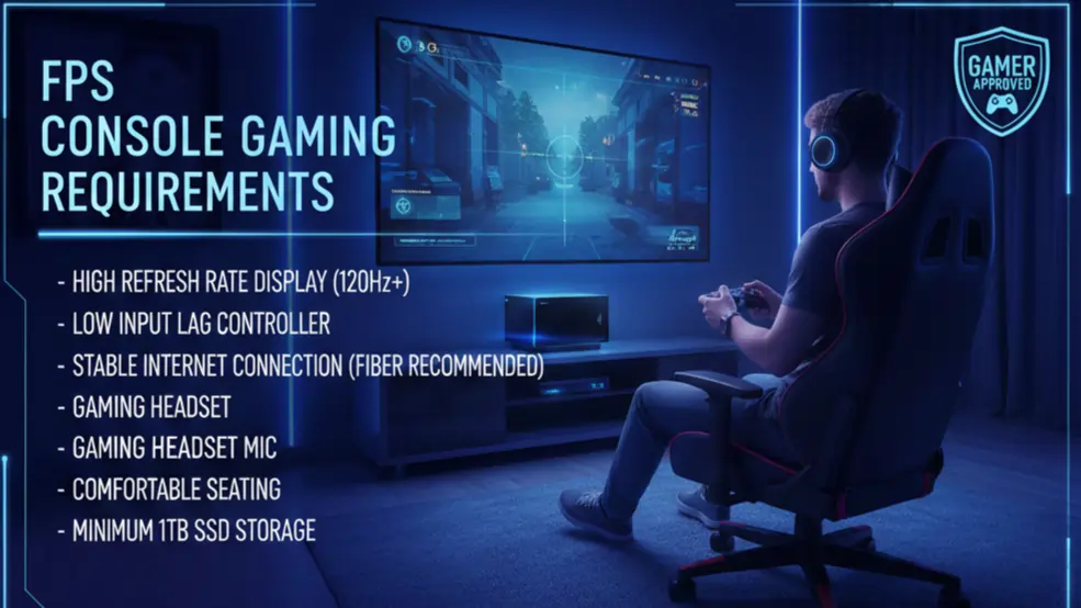 FPS Console Gaming Requirements