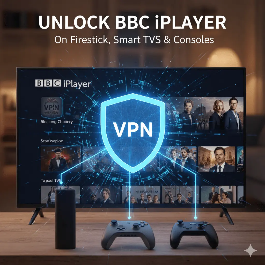 Using a VPN for BBC iPlayer on Firestick, Smart TVs & Consoles