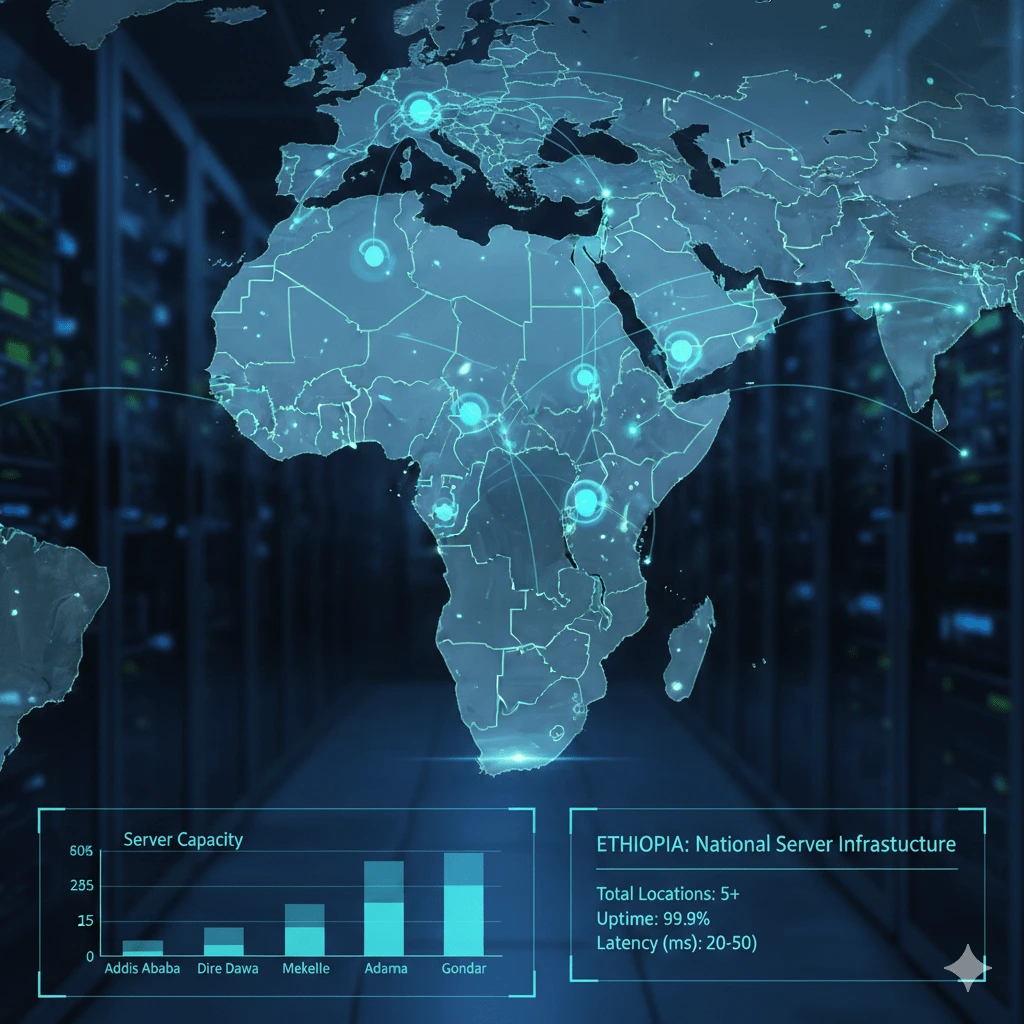 Ethiopia server Locations