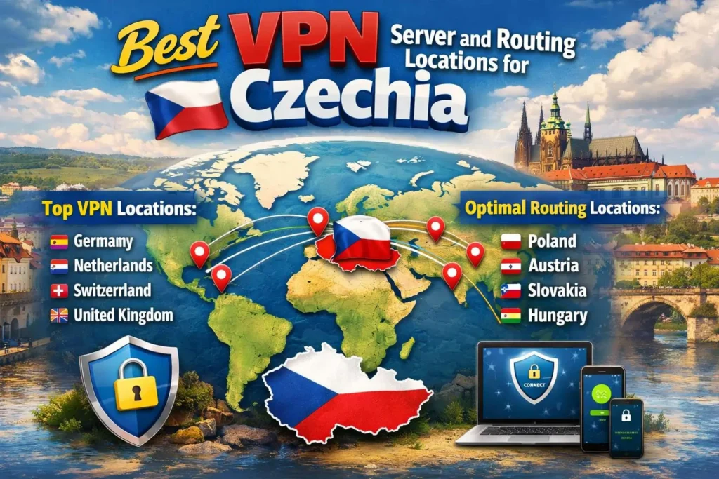 Best VPN Server and Routing Locations for Czechia