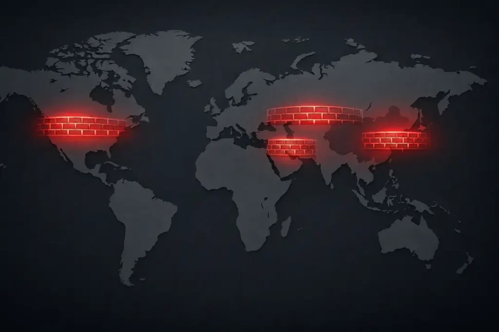 Countries Where VPNs Are Effectively Banned