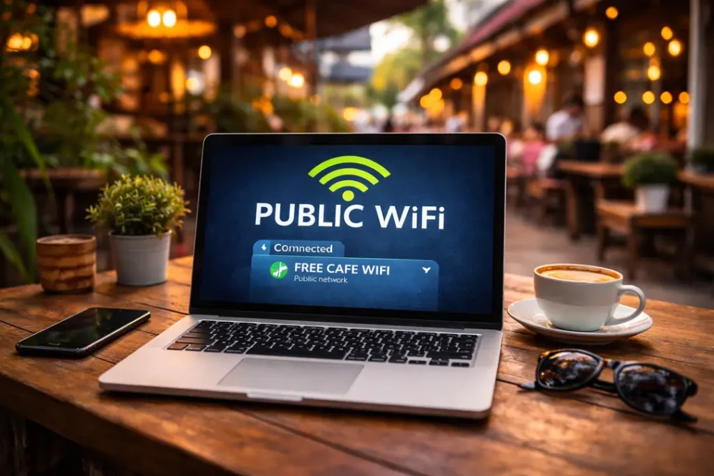 Café WiFi in Thailand