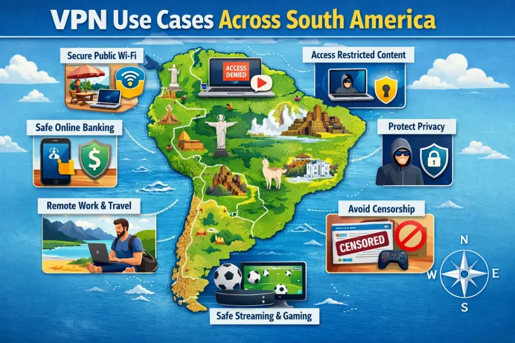 VPN Use Cases Across South America