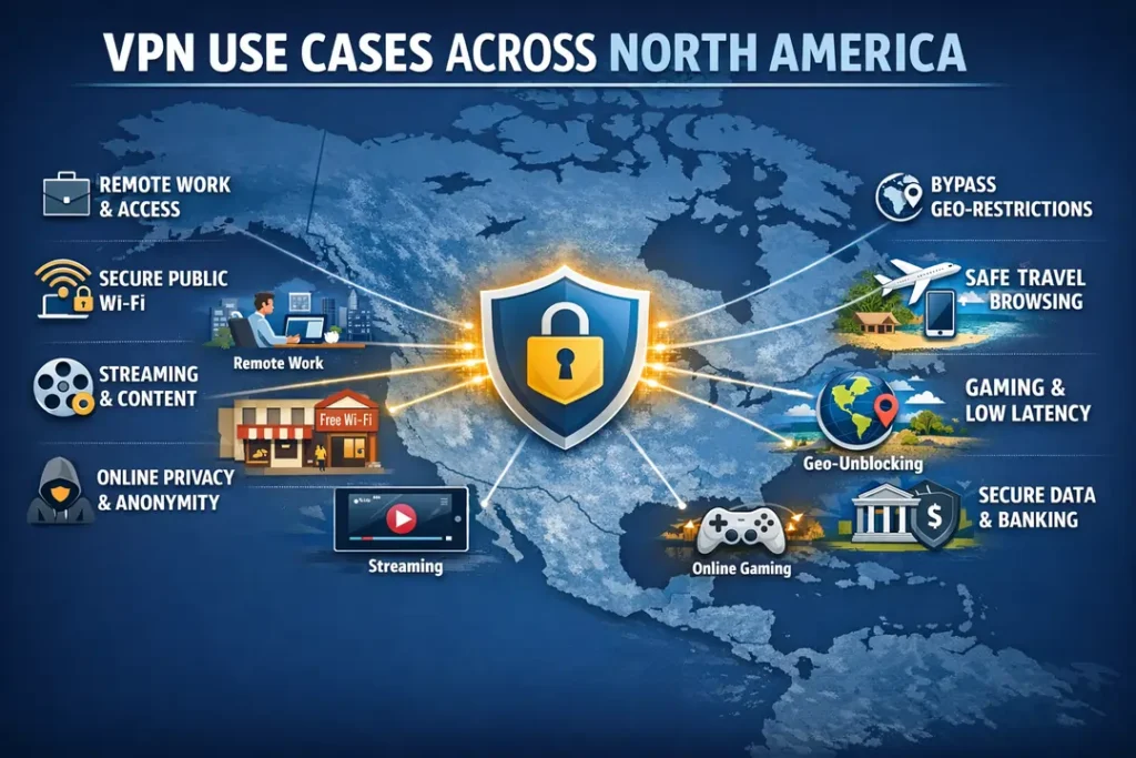 VPN Use Case Across North America