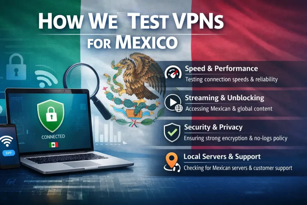 How We Test VPNs for Mexico