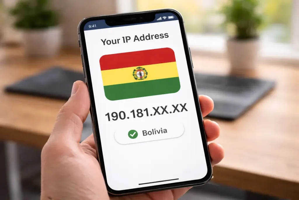 Bolivian IP address