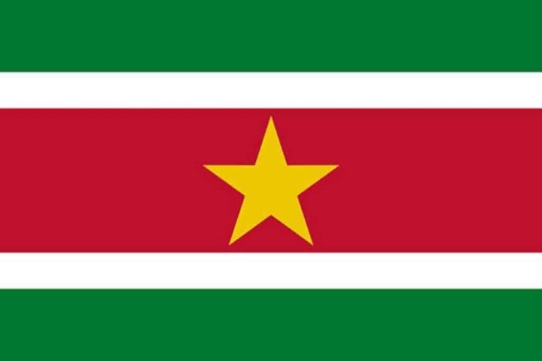 Flag-of-Suriname-in-South-America-